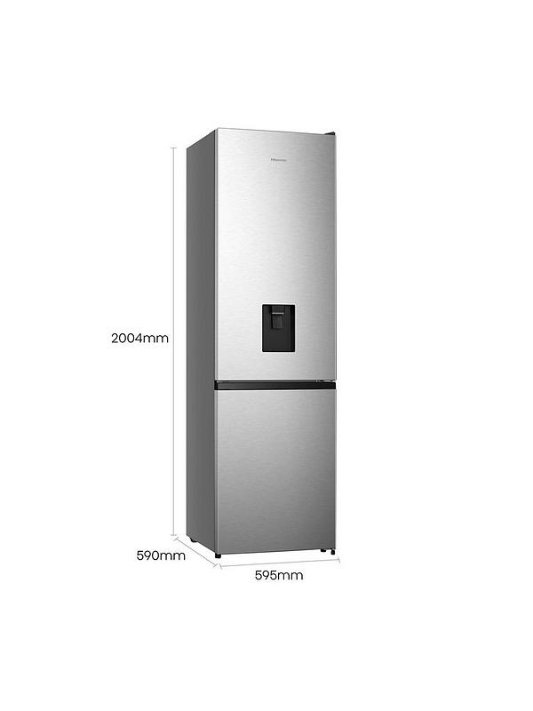 Hisense RB435N4WCE 60cm Wide, Total No Frost, Freestanding Fridge Freezer - Stainless Steel - Image 6